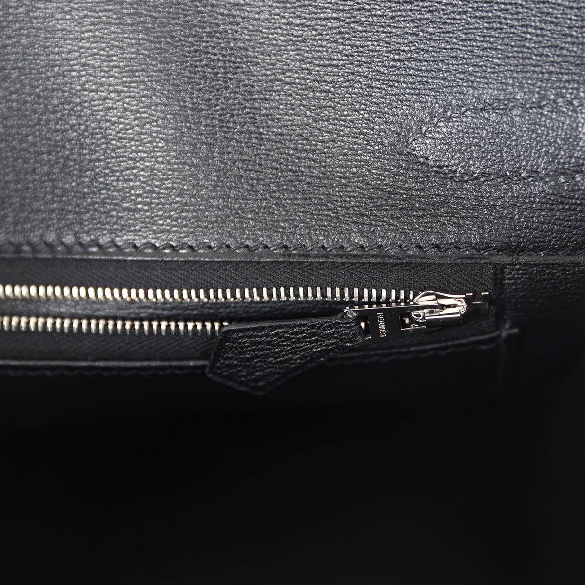 Hermès Birkin 30 Black Matte Faux Leather Palladium Hardware