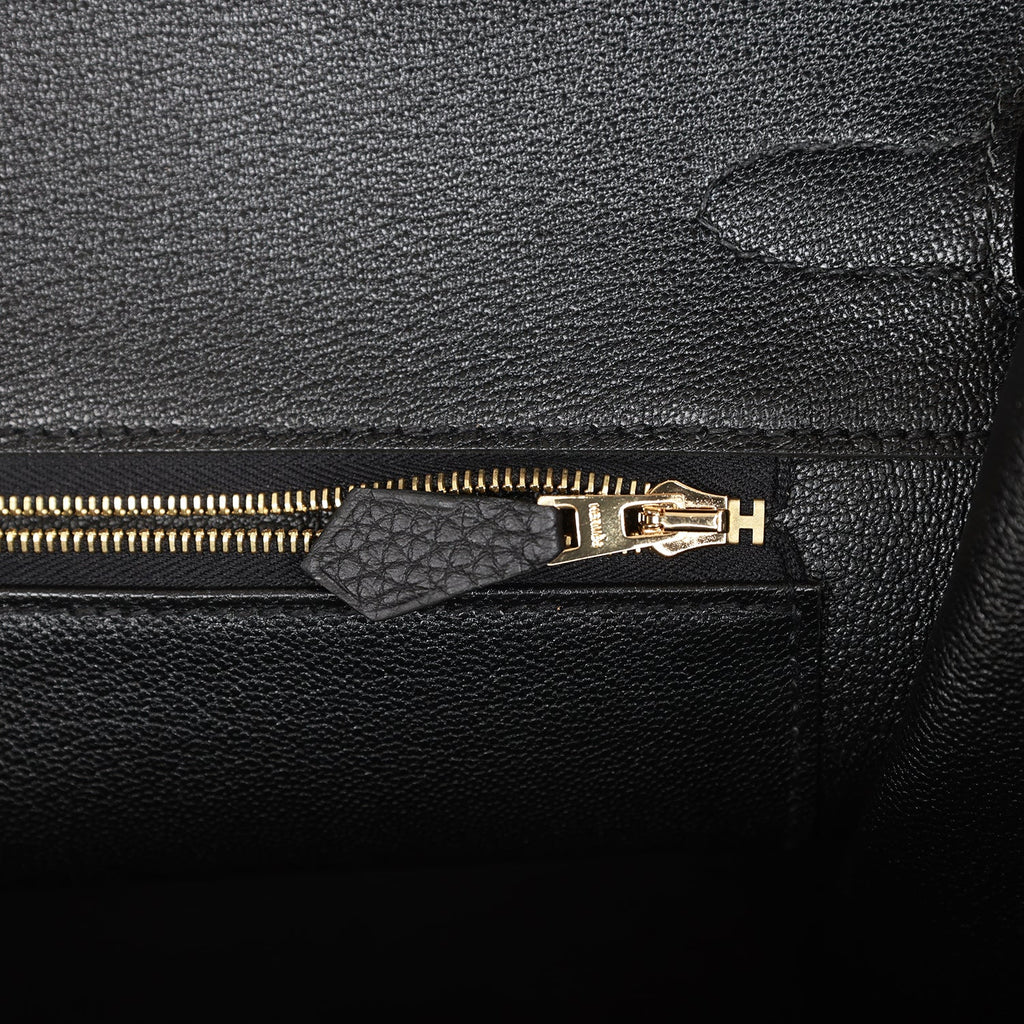 Hermès Birkin 35 Black Togo Rose Gold Hardware