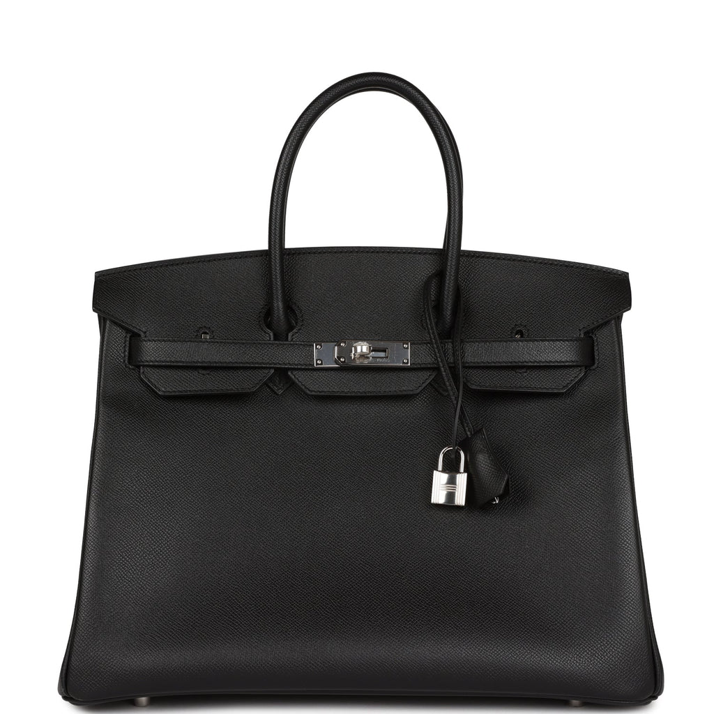 Hermès Birkin 35 Black Epsom Palladium Hardware