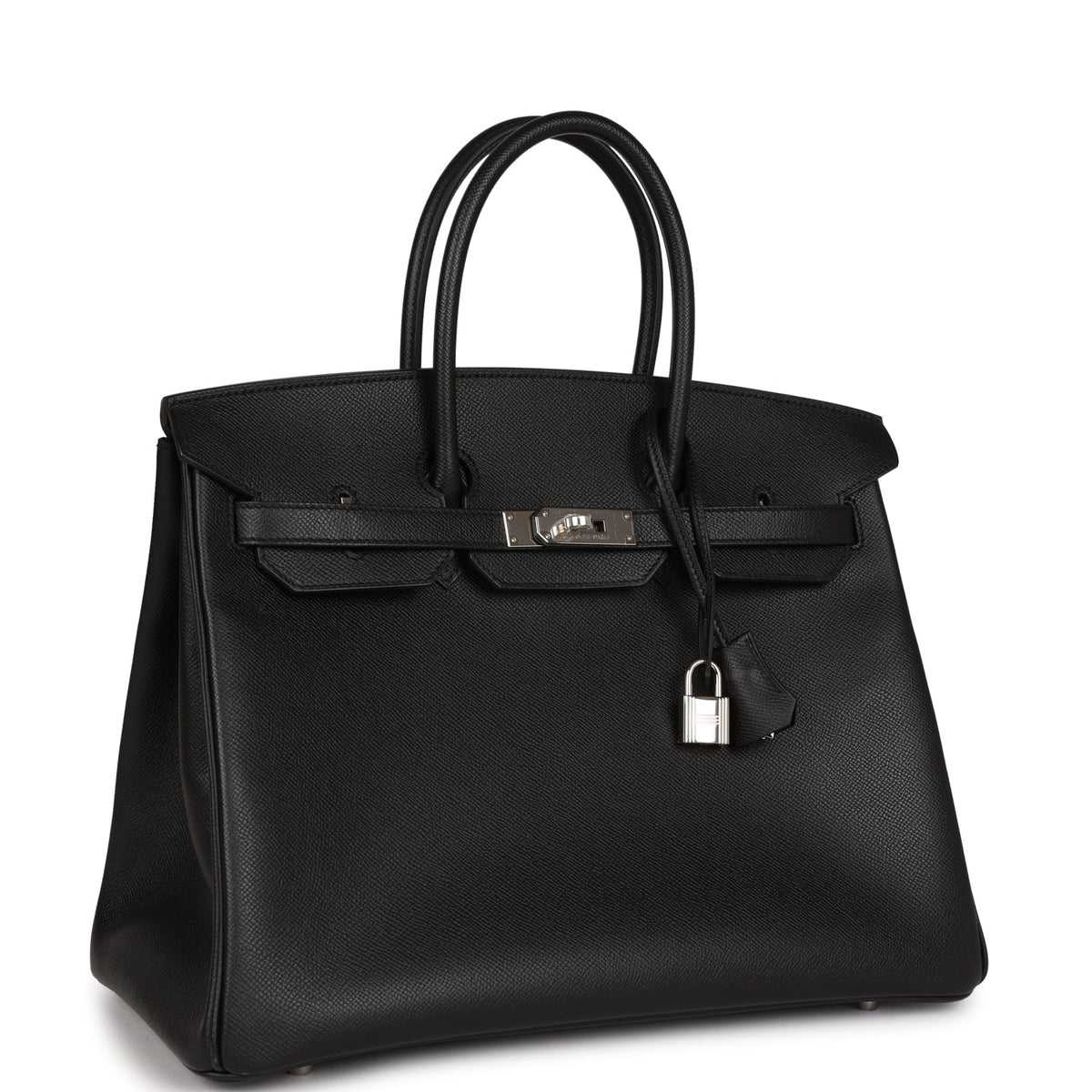 Hermès Birkin 35 Black Epsom Palladium Hardware