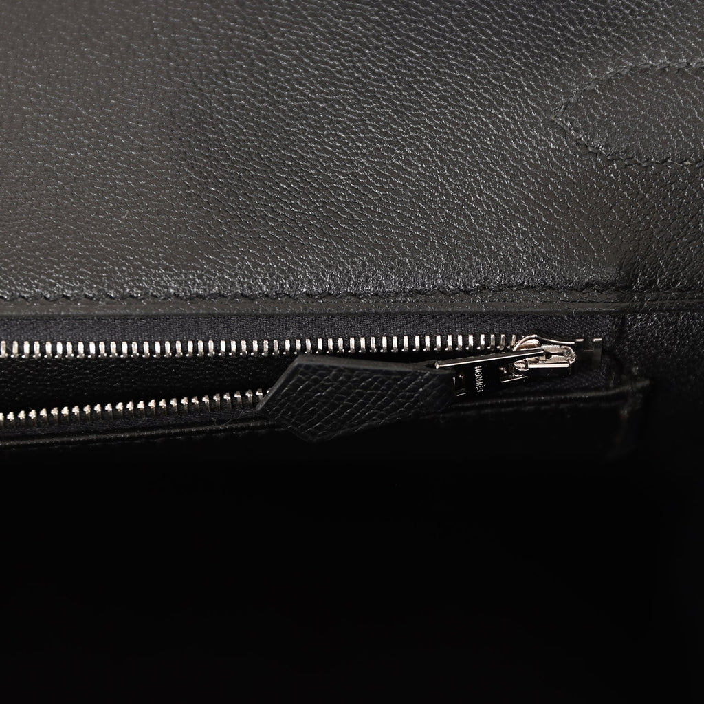 Hermès Birkin 35 Black Epsom Palladium Hardware