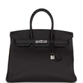 Hermès Birkin 35 Black Togo Palladium Hardware