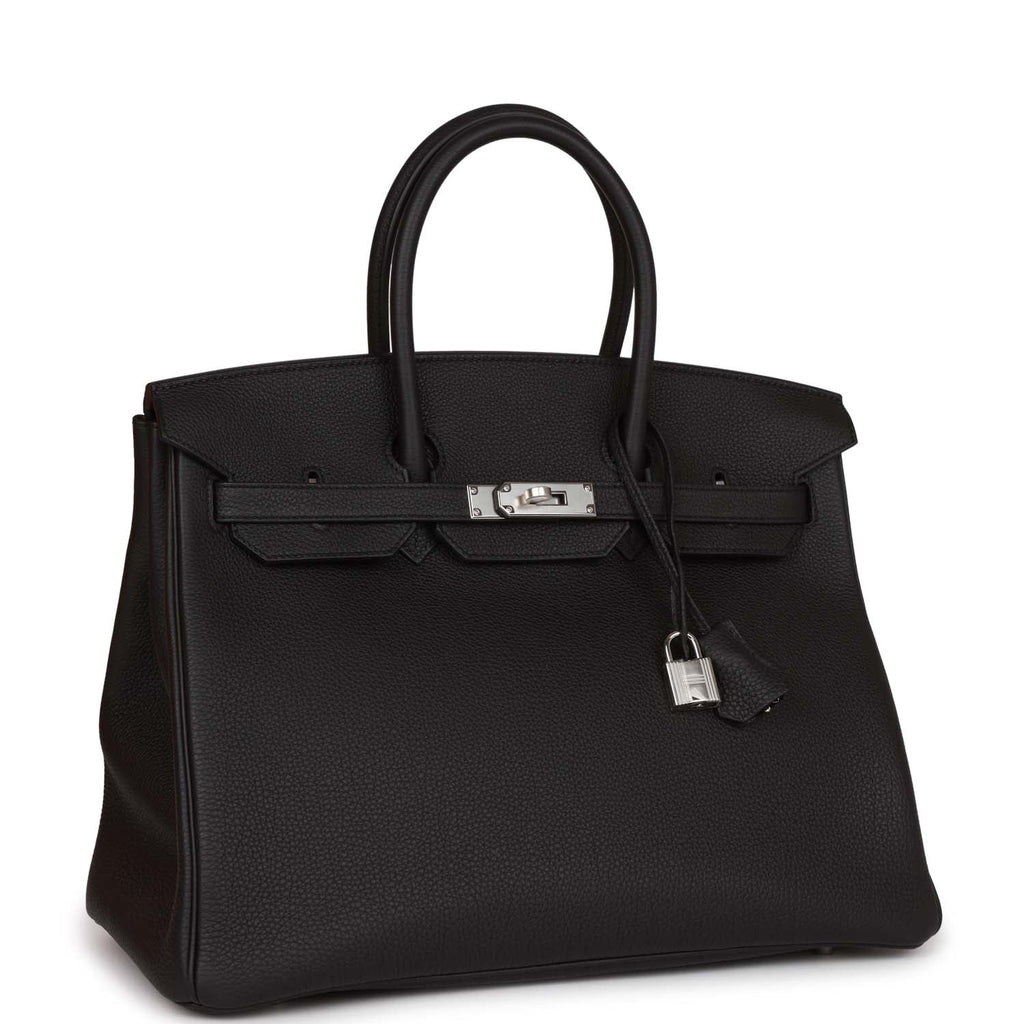 Hermès Birkin 35 Black Togo Palladium Hardware