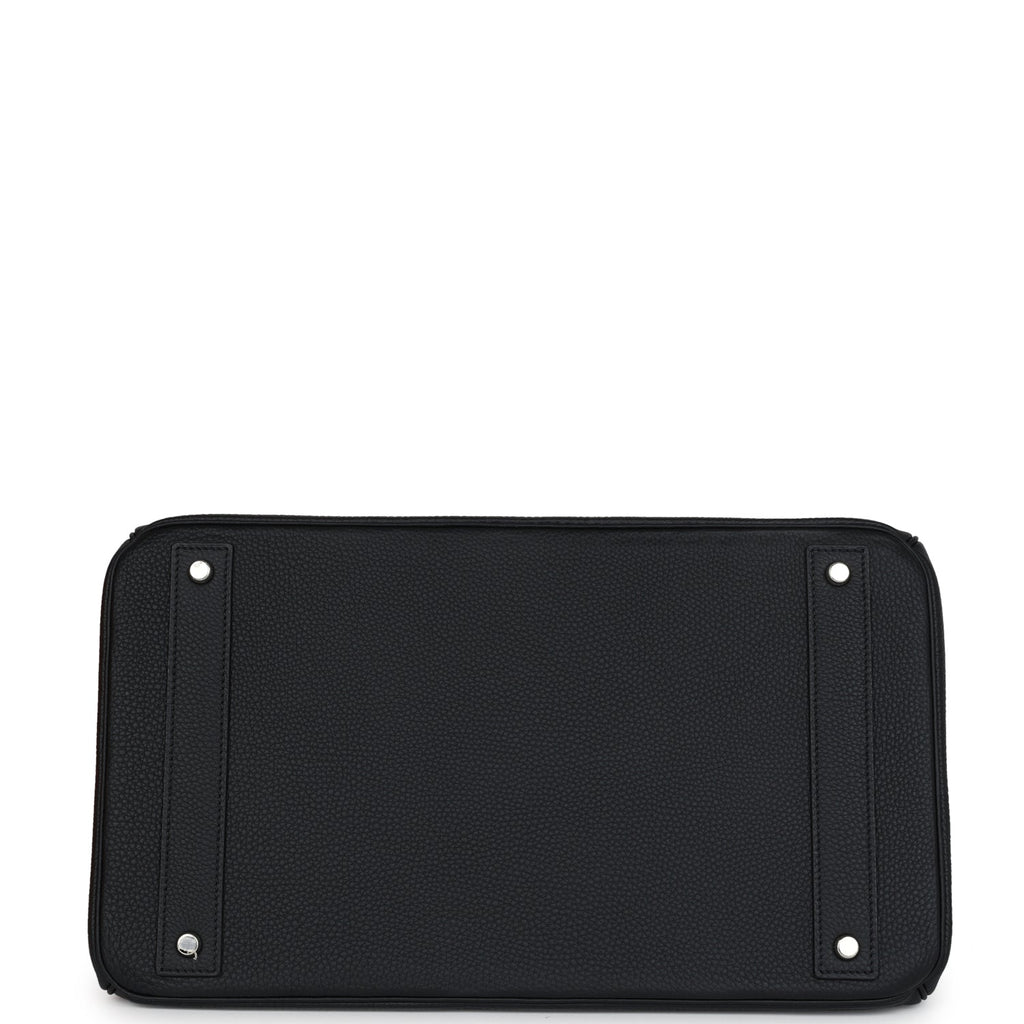 Hermès HAC Birkin 40 Black Togo Palladium Hardware