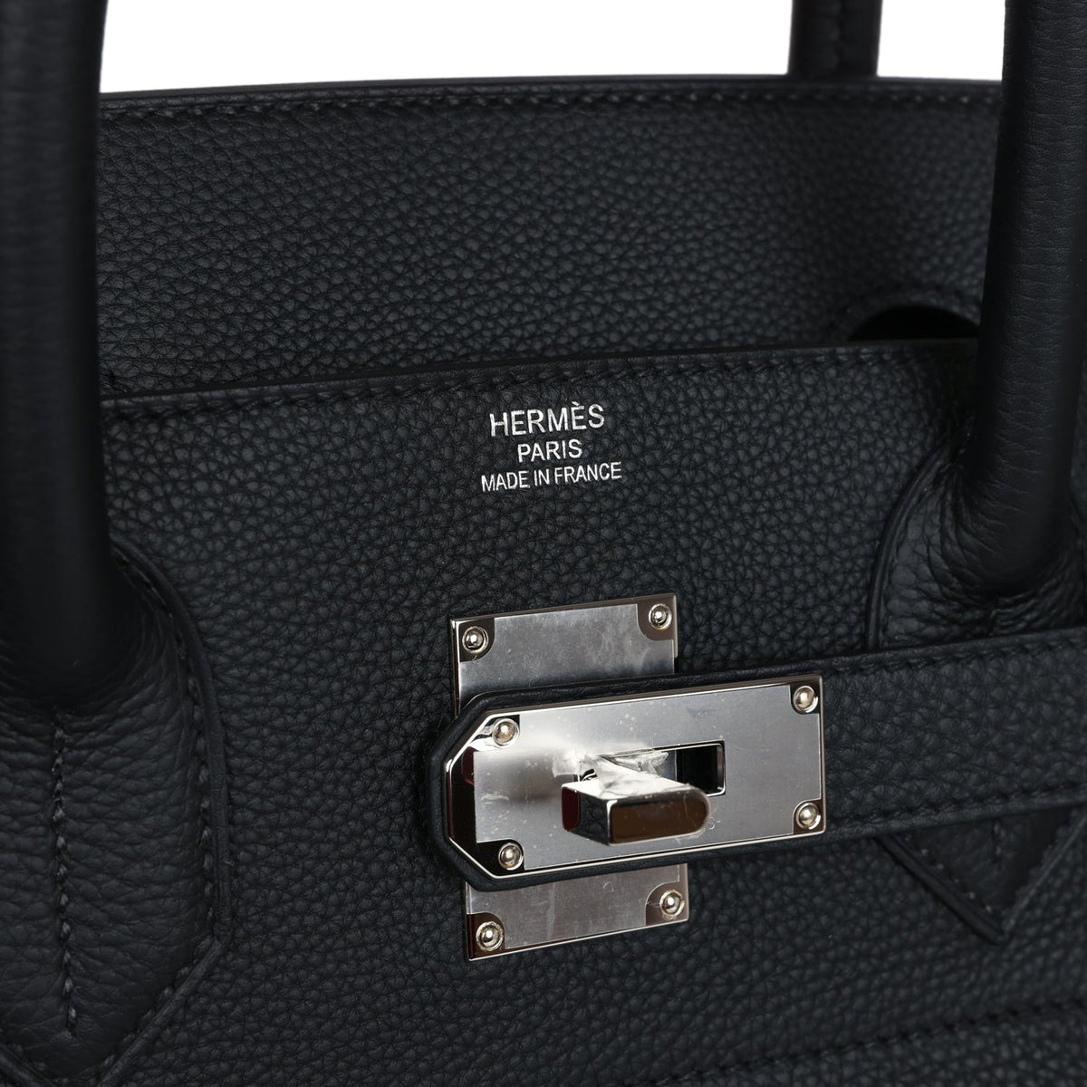 Hermès HAC Birkin 40 Black Togo Palladium Hardware