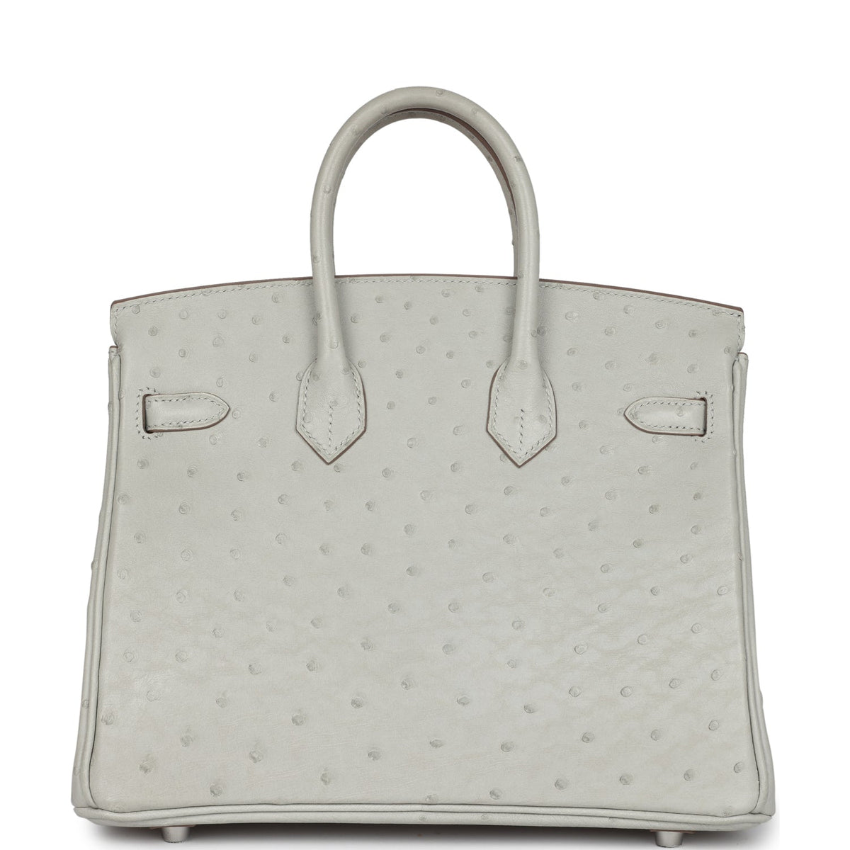 Hermès Birkin 25 Gris Perle Ostrich Palladium Hardware