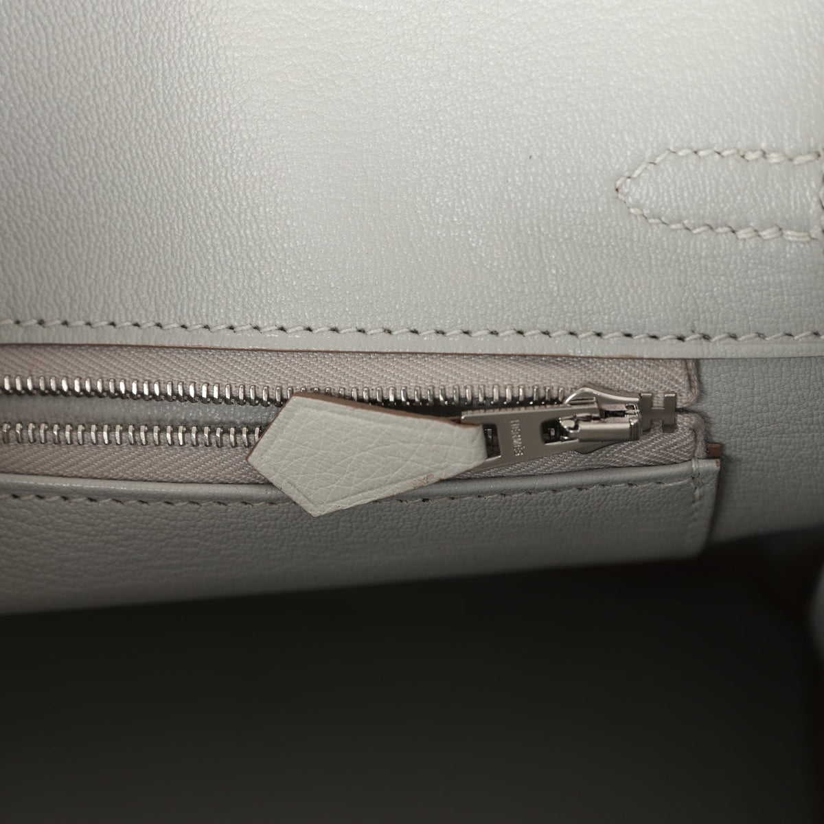 Hermès Birkin 25 Gris Perle Ostrich Palladium Hardware