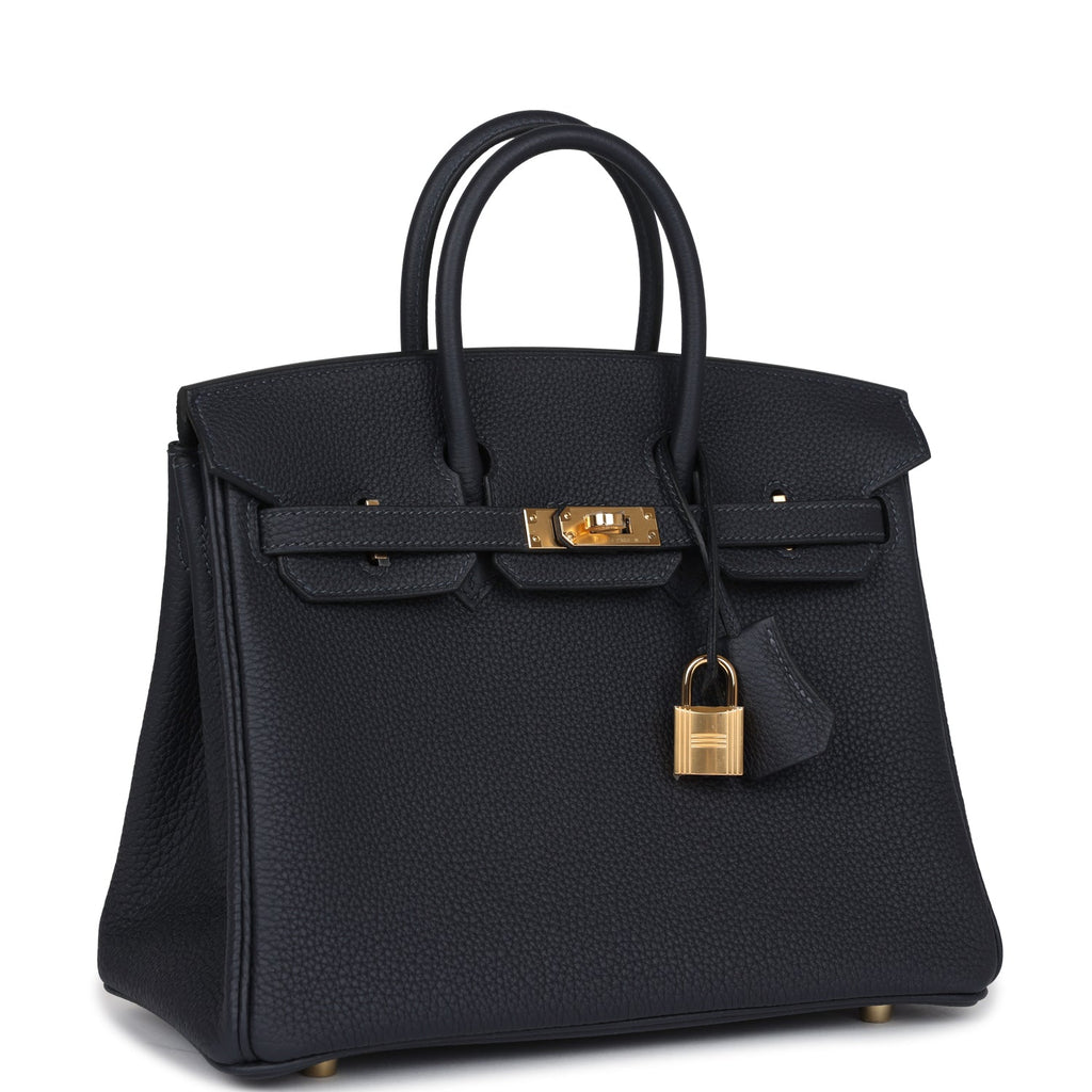 Hermès Birkin 25 Caban Togo Gold Hardware