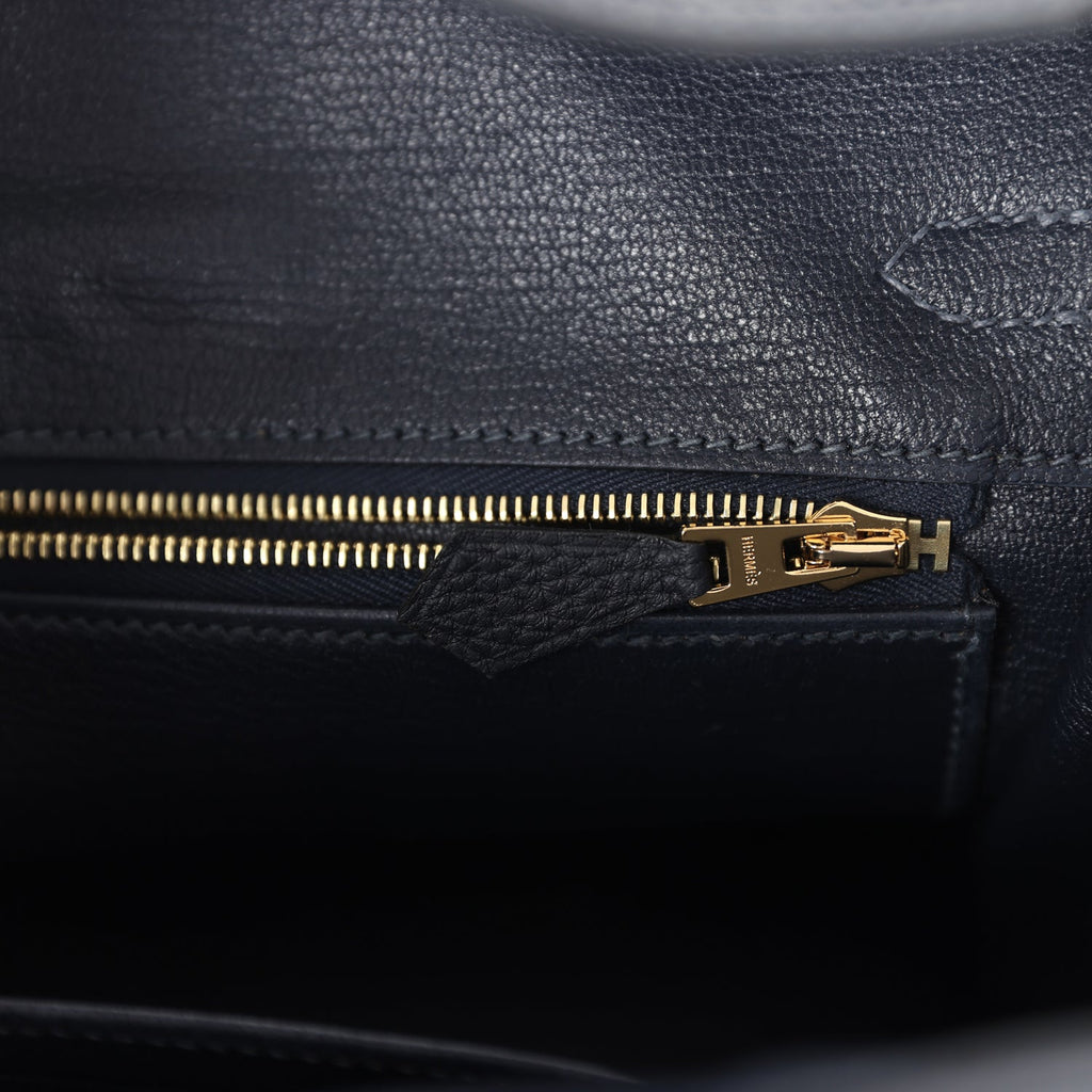 Hermès Birkin 25 Caban Togo Gold Hardware