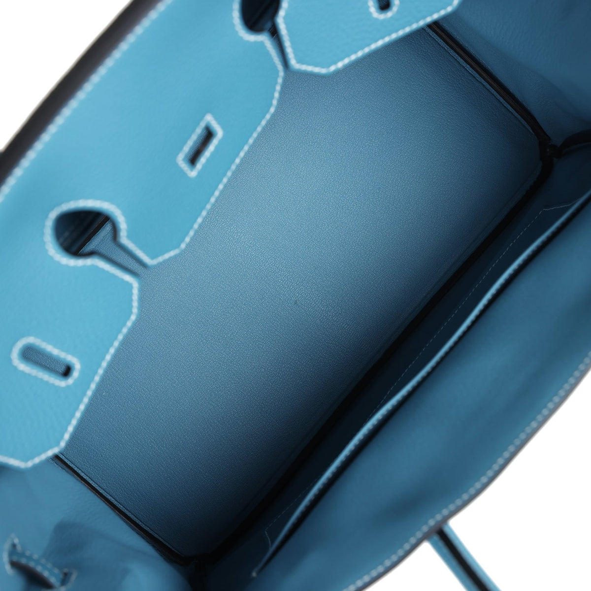 Hermès Birkin 35 Blue Jean Togo Palladium Hardware