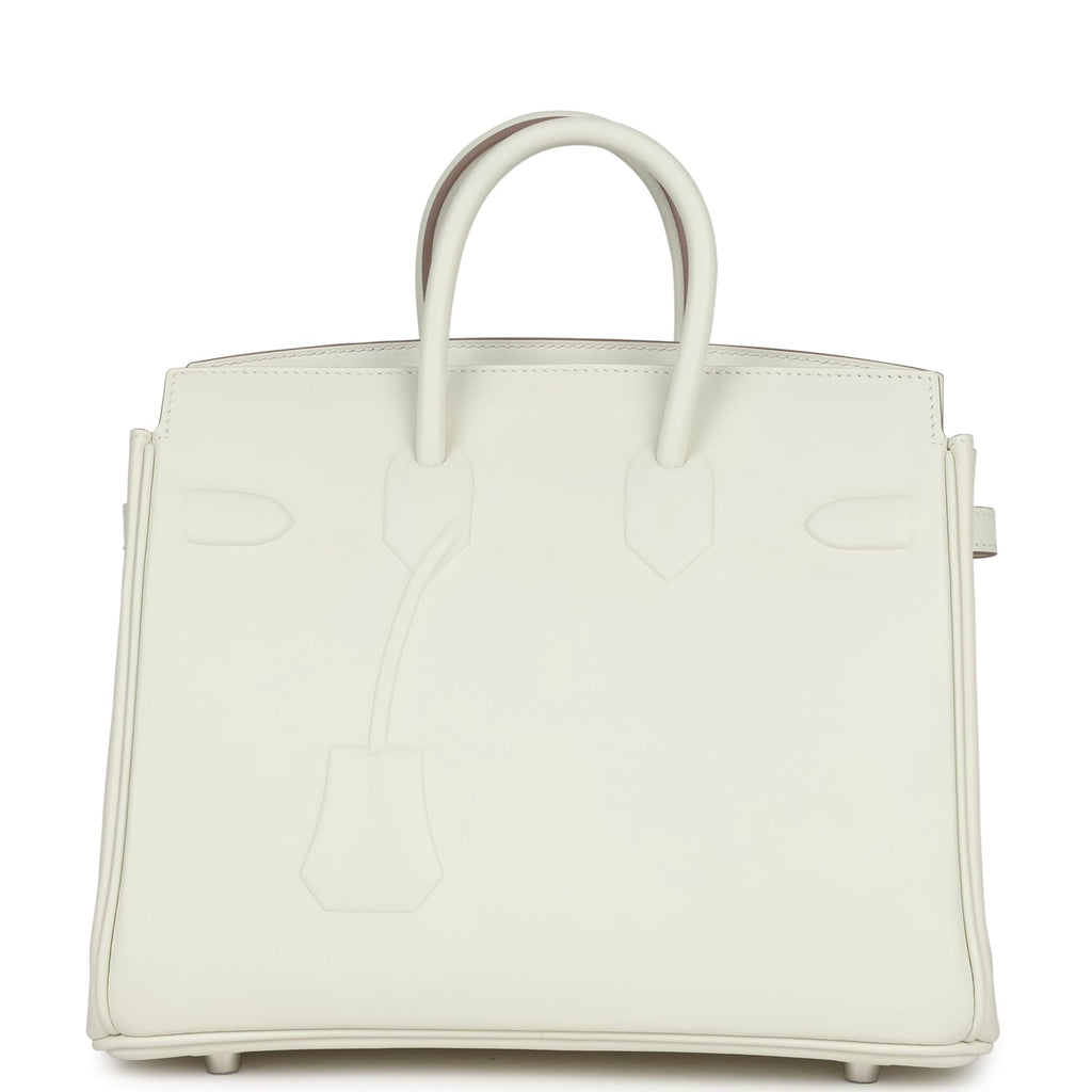 Hermès Birkin Shadow 25 Mushroom Swift Palladium Hardware