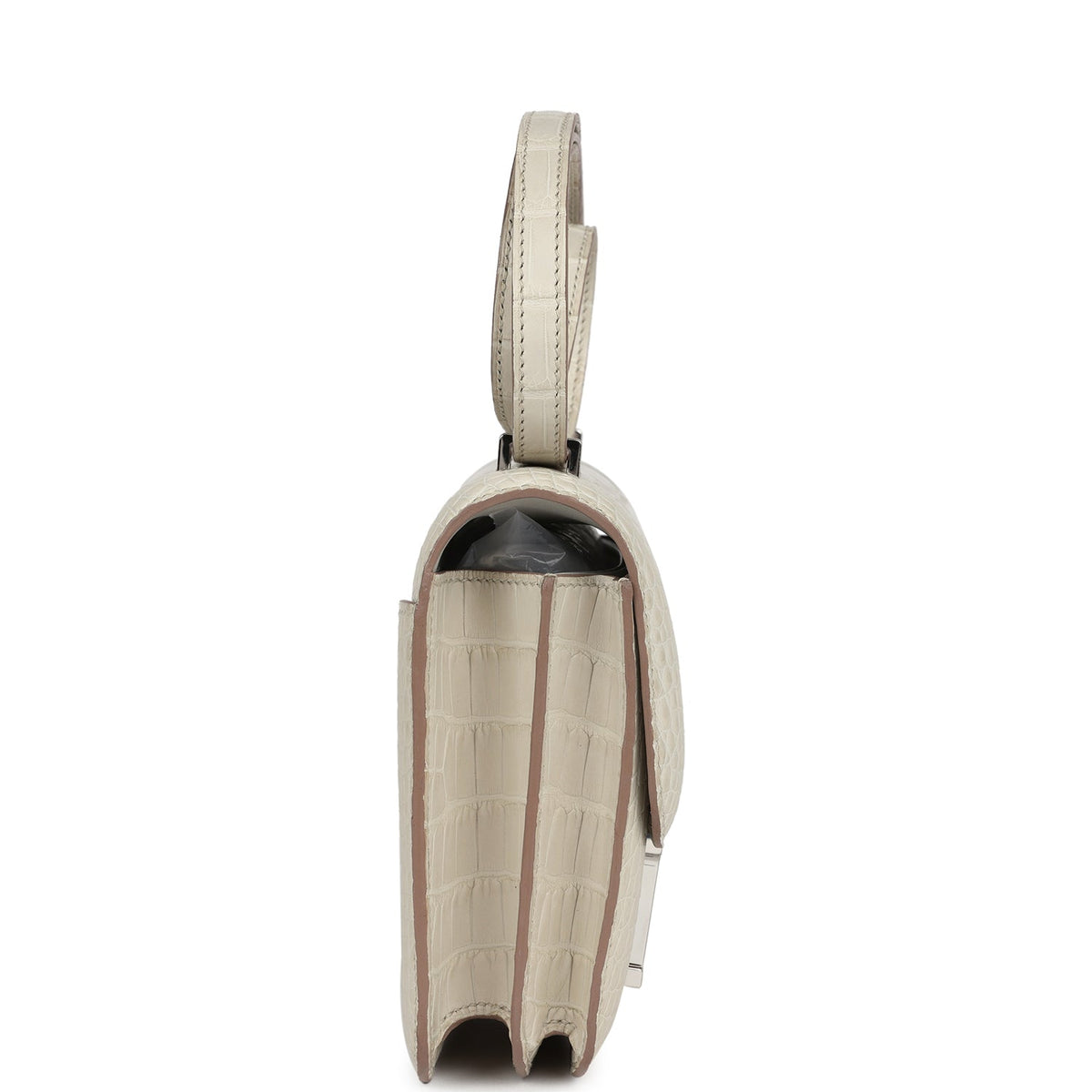 Hermès Constance 18 Beton Matte Faux Leather Palladium Hardware
