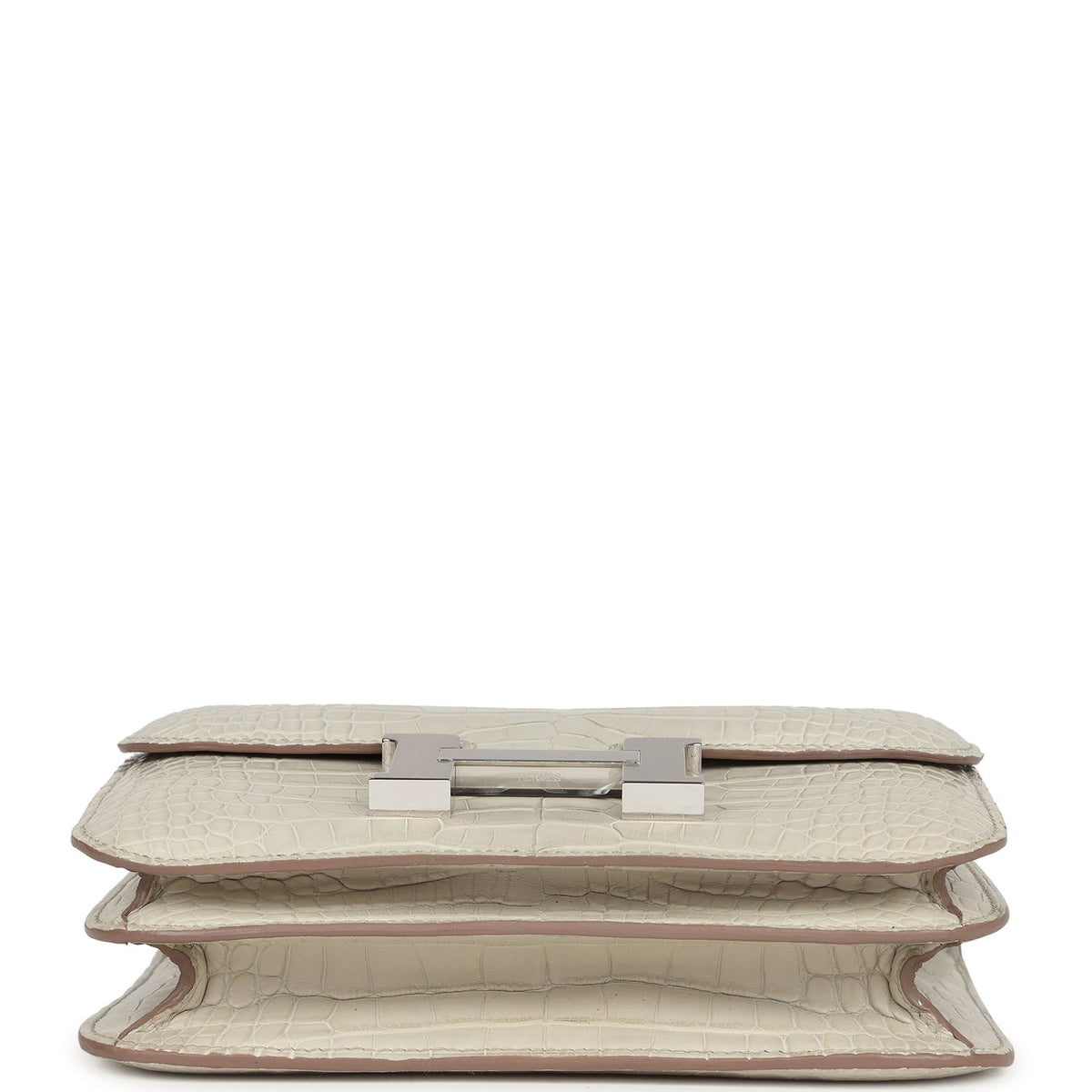 Hermès Constance 18 Beton Matte Faux Leather Palladium Hardware