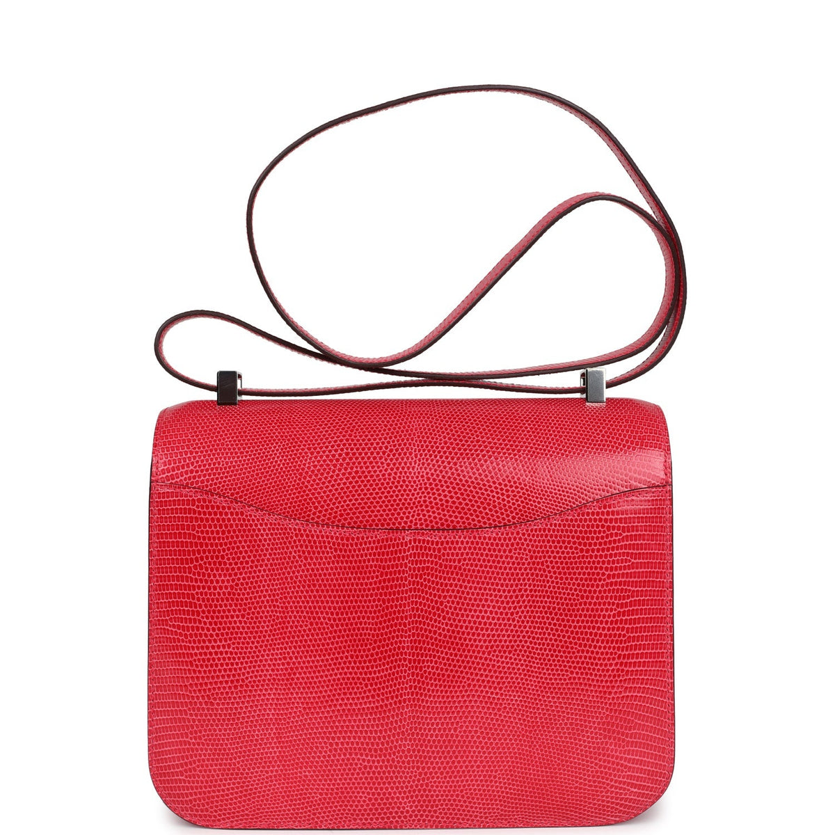 Hermès Constance 24 Rose Extreme Shiny Faux Leather Palladium Hardware
