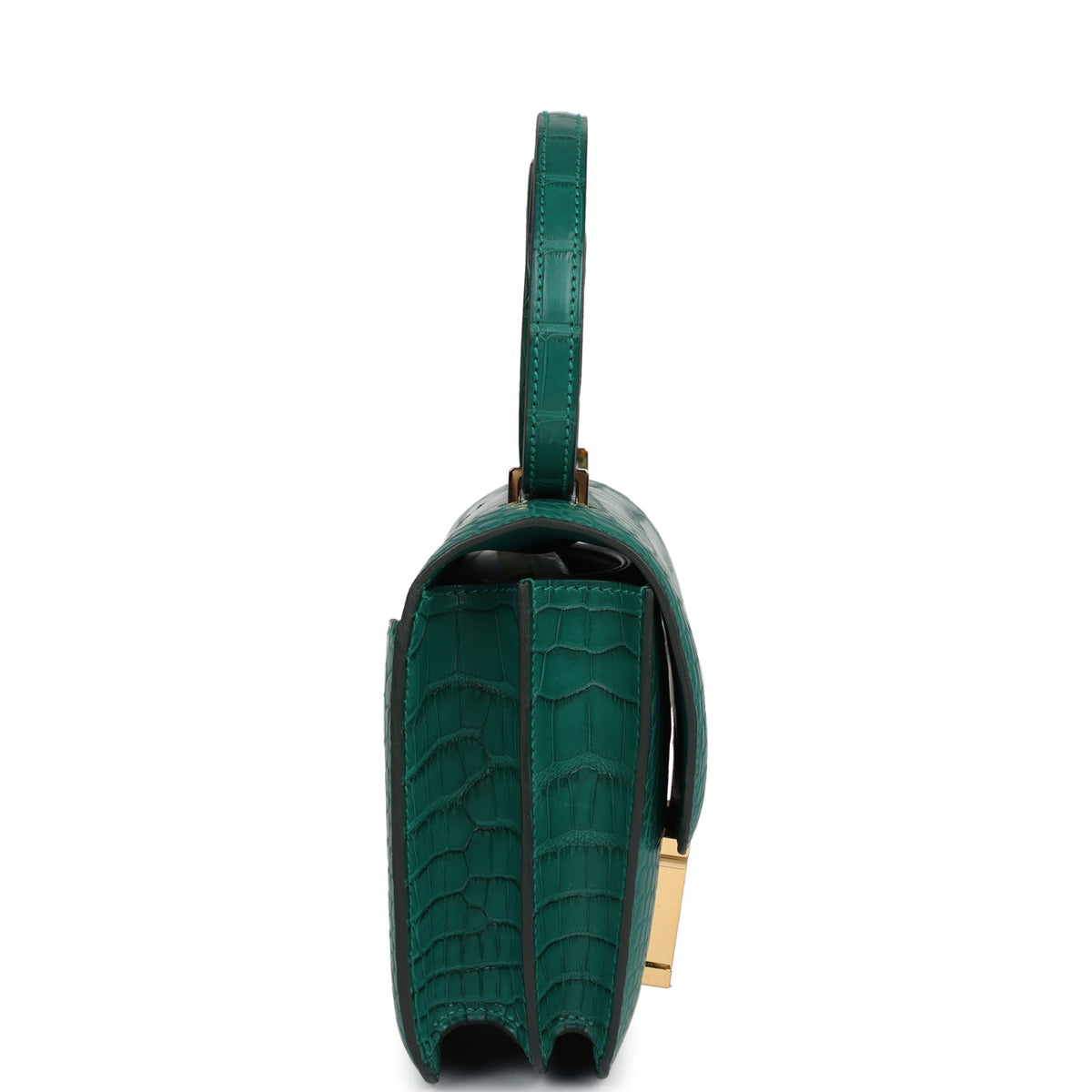 Hermès Constance 18 Malachite Matte Faux Leather Gold Hardware