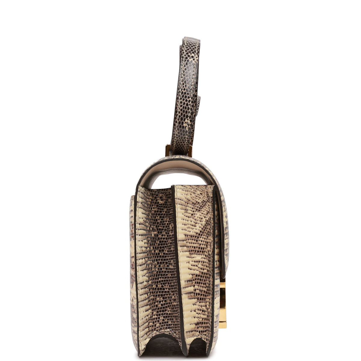 Hermès Mini Constance 18 Ombre Faux Leather Gold Hardware