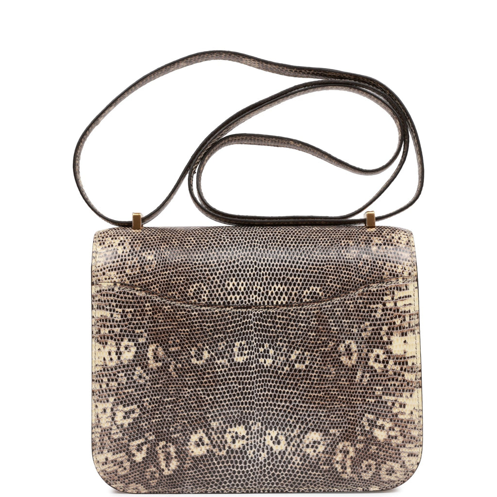 Hermès Mini Constance 18 Ombre Faux Leather Gold Hardware