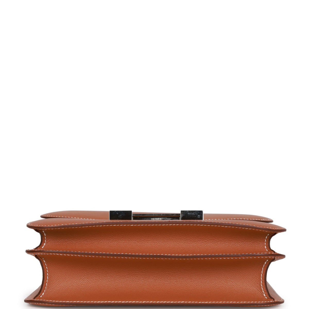 Hermès Constance 24 Gold Madame-textured Faux Leather and Faux Leather Palladium Hardware