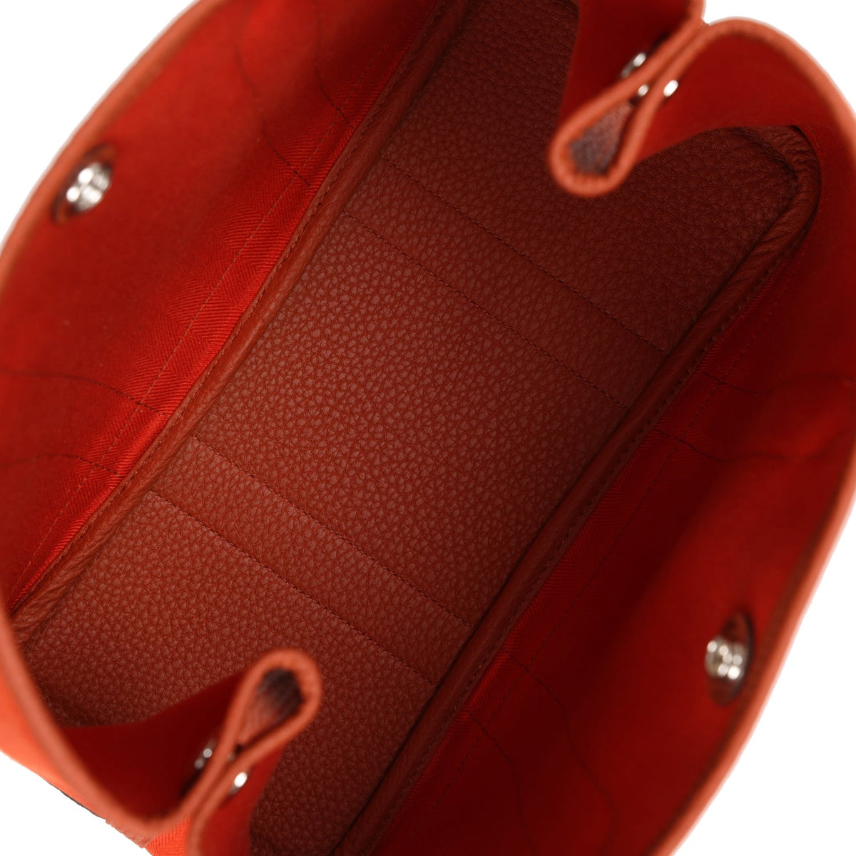Hermès Garden Party 30 Terre Battue and Cuivre Toile Canvas and Negonda Palladium Hardware
