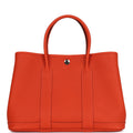 Hermès Garden Party 30 Capucine Negonda Palladium Hardware