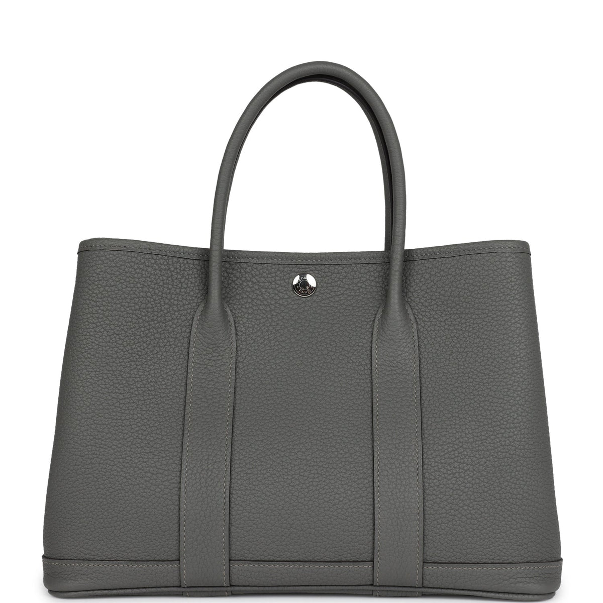 Hermès Garden Party 30 Gris Meyer Negonda Palladium Hardware