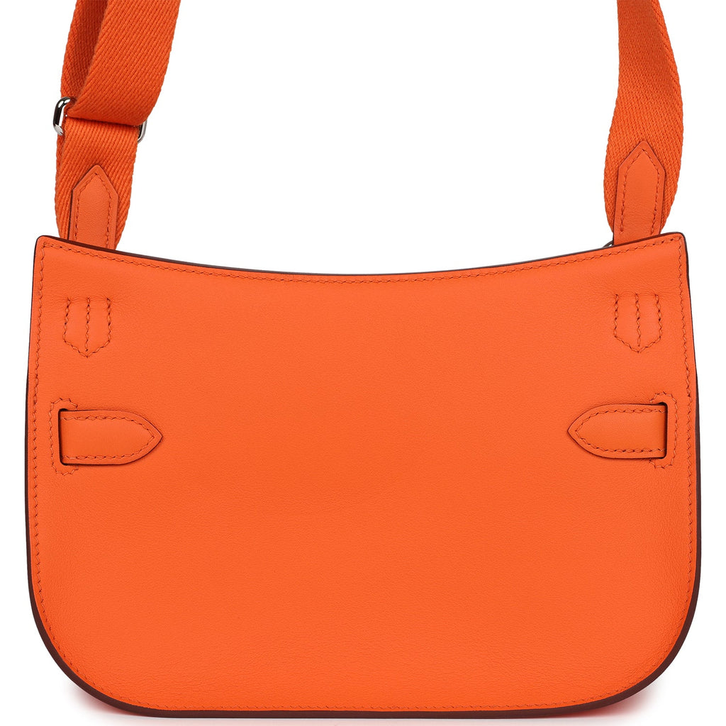 Hermès Mini Jypsiere Orange Minium Swift Palladium Hardware