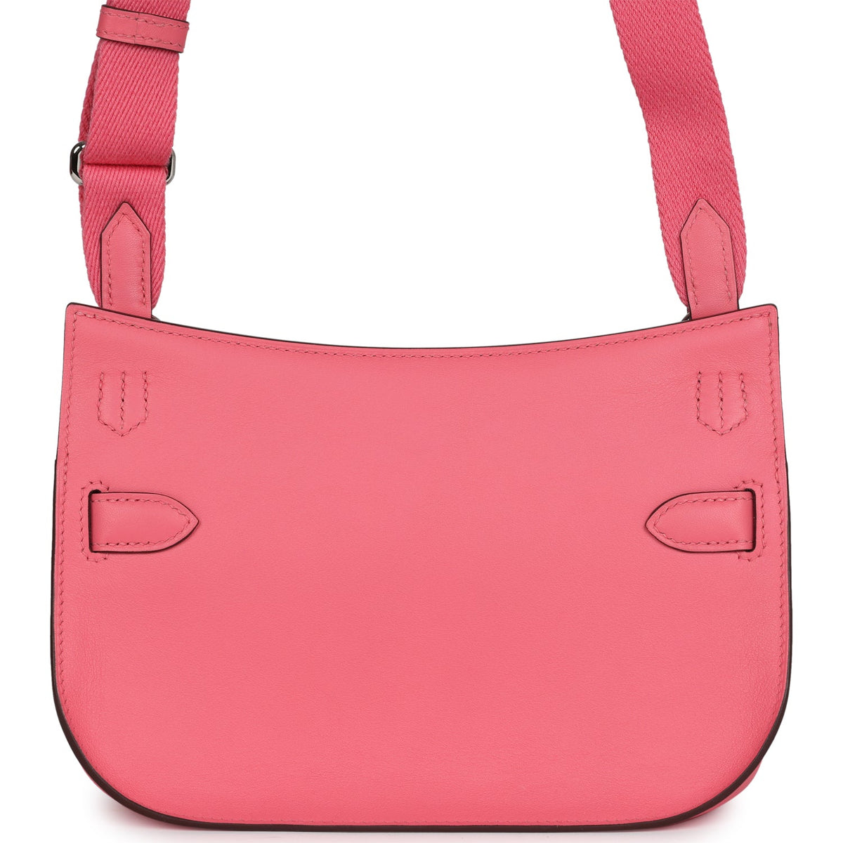 Hermès Mini Jypsiere Rose Azalee Swift Palladium Hardware