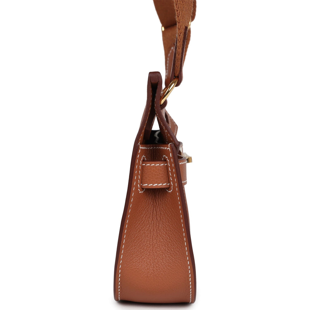 Hermès Jypsiere Mini Gold Evercolor Gold Hardware