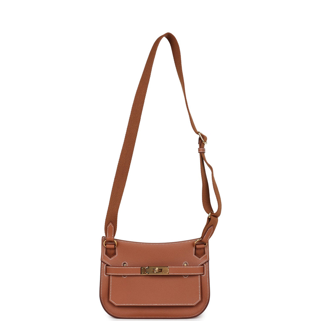 Hermès Jypsiere Mini Gold Evercolor Gold Hardware