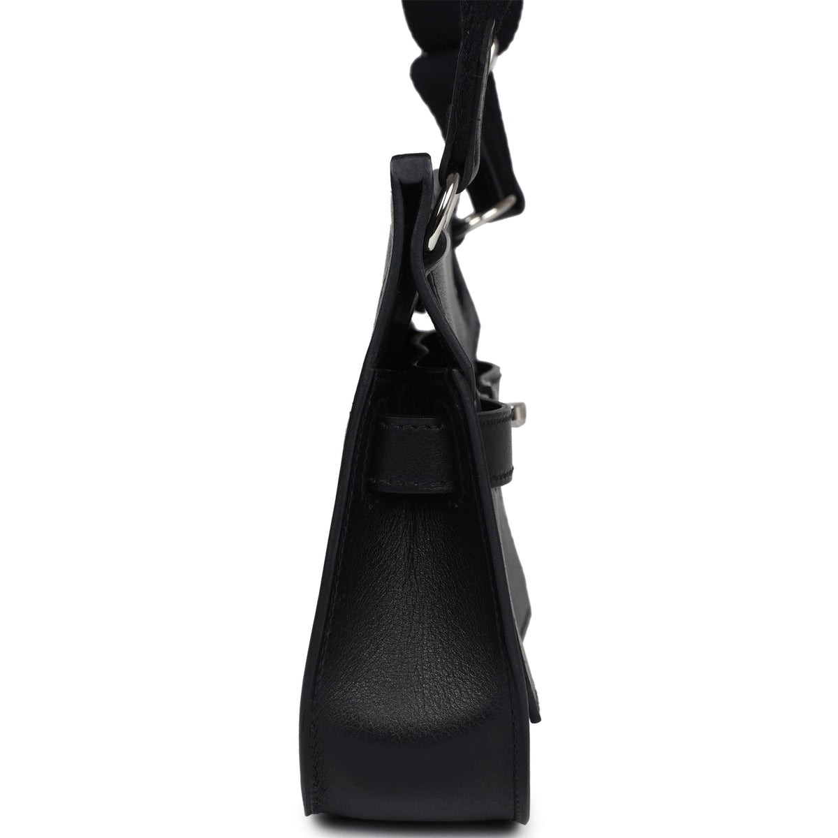 Hermès Jypsiere Mini Black Evercolor Palladium Hardware