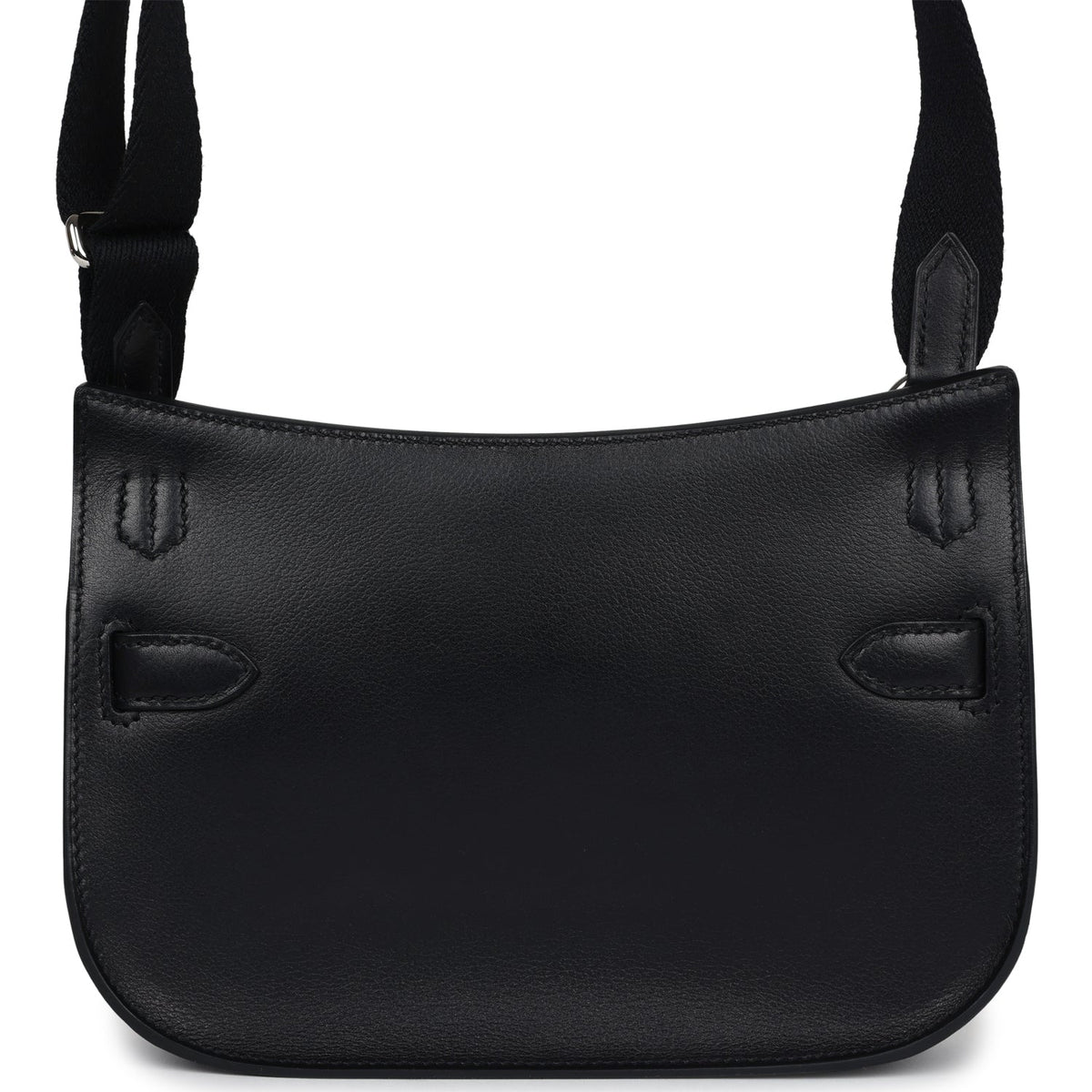 Hermès Jypsiere Mini Black Evercolor Palladium Hardware
