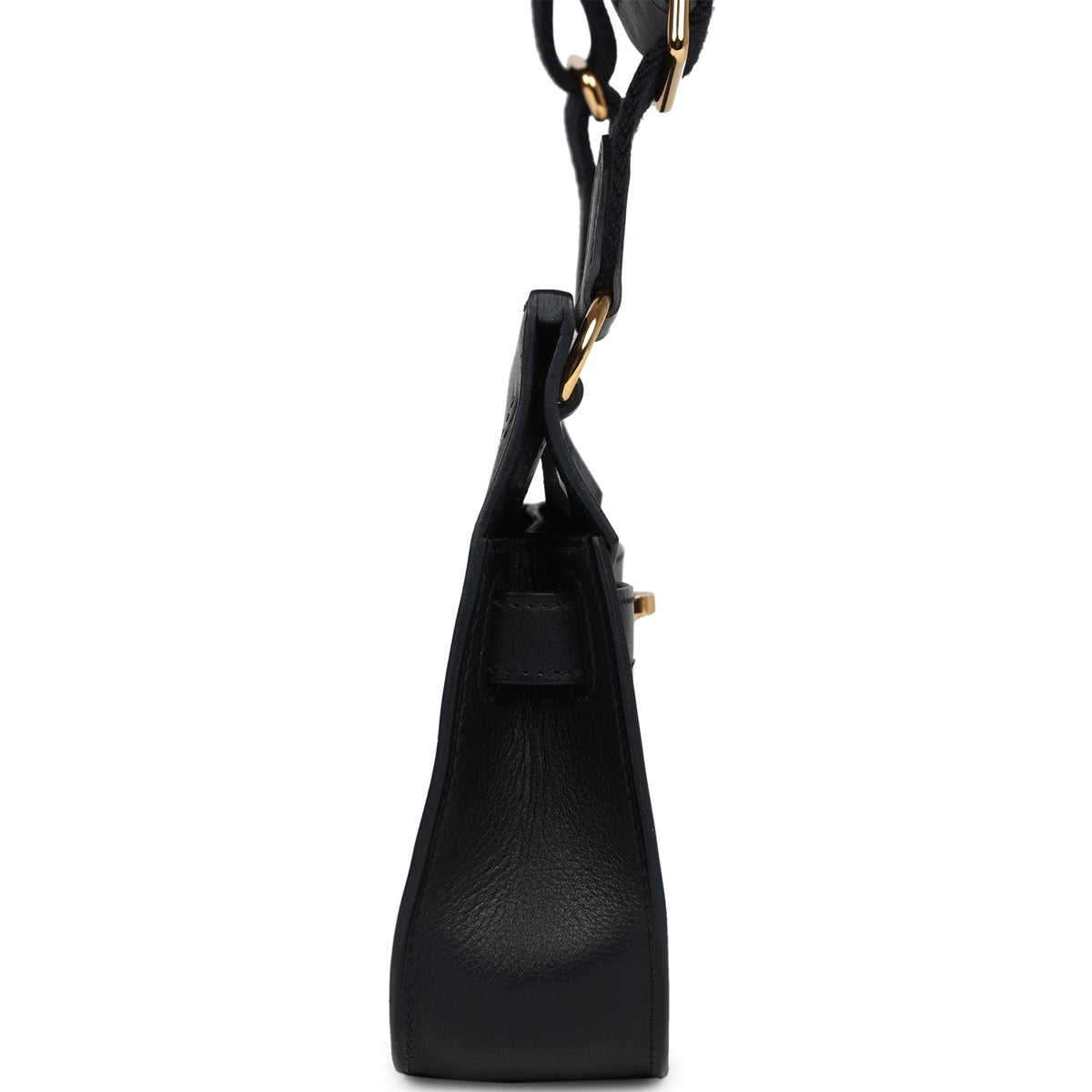 Hermès Jypsiere Mini Black Evercolor Gold Hardware
