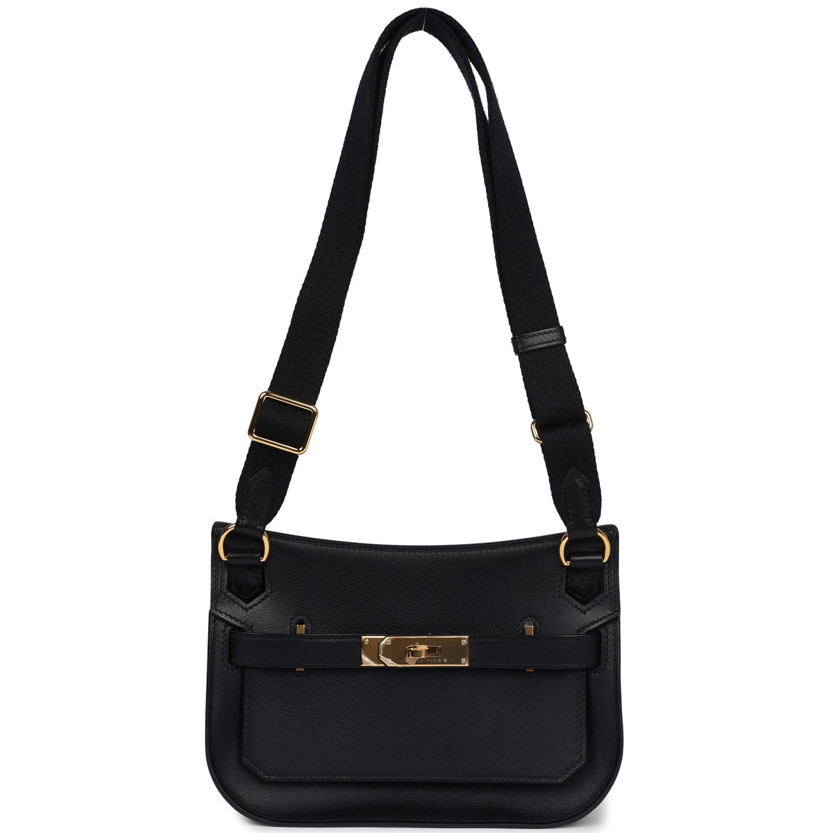 Hermès Jypsiere Mini Black Evercolor Gold Hardware