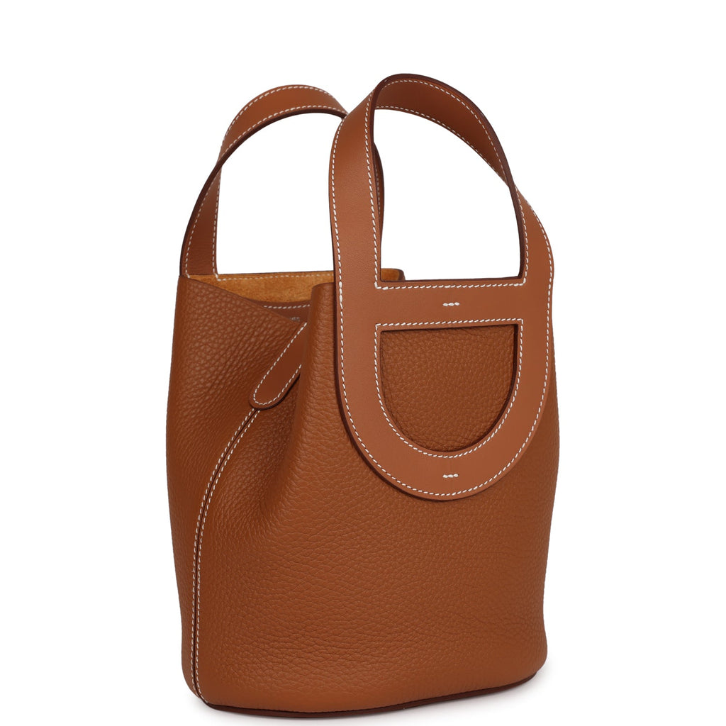 Hermès In-The-Loop 18 Gold Clemence and Swift Gold Hardware