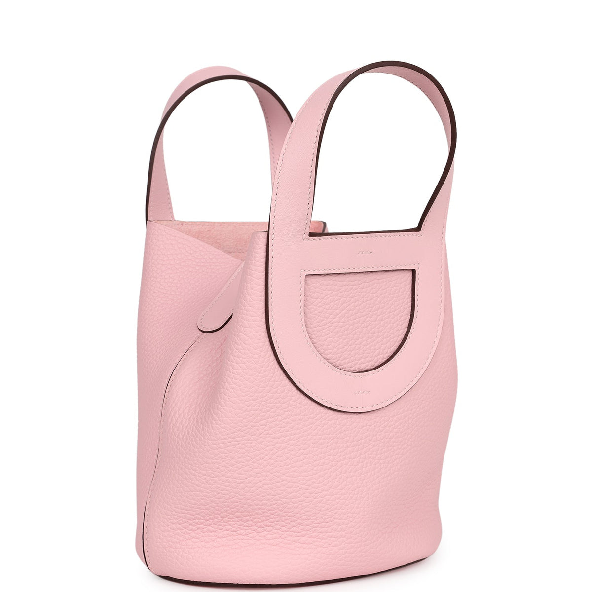 Hermès In-The-Loop 18 Rose Sakura Clemence and Swift Palladium Hardware