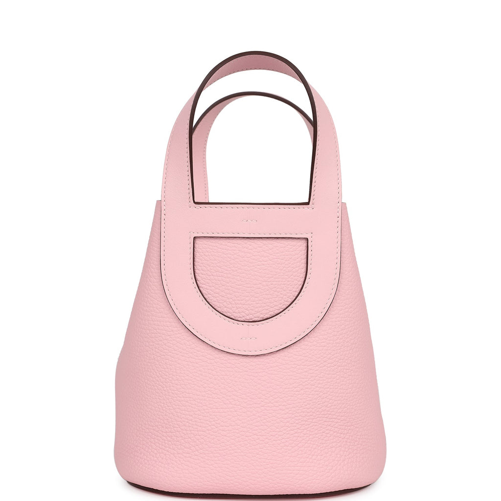 Hermès In-The-Loop 18 Rose Sakura Clemence and Swift Palladium Hardware
