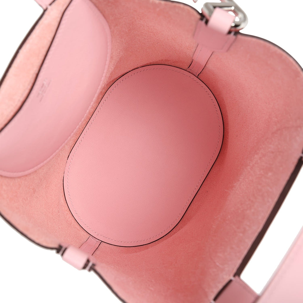 Hermès In-The-Loop 18 Rose Sakura Clemence and Swift Palladium Hardware
