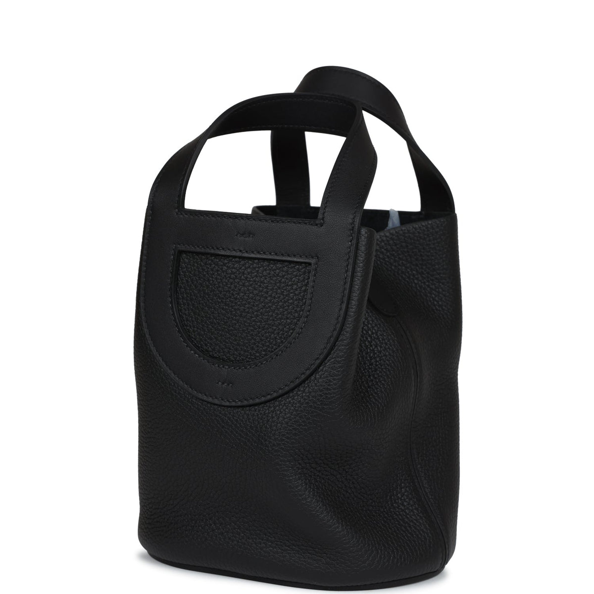 Hermès In-The-Loop 18 Black Clemence and Swift Gold Hardware