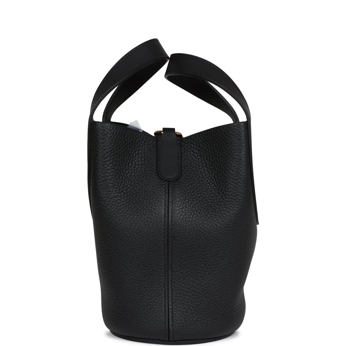 Hermès In-The-Loop 18 Black Clemence and Swift Gold Hardware