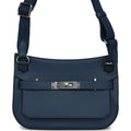 Hermès Mini Jypsiere Bleu De Prusse Swift Palladium Hardware