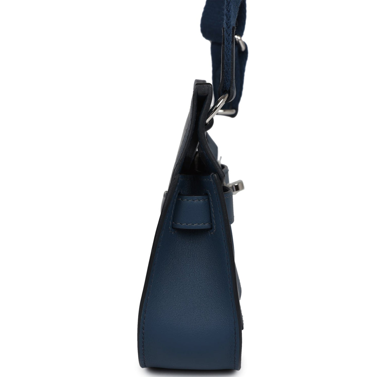 Hermès Mini Jypsiere Bleu De Prusse Swift Palladium Hardware