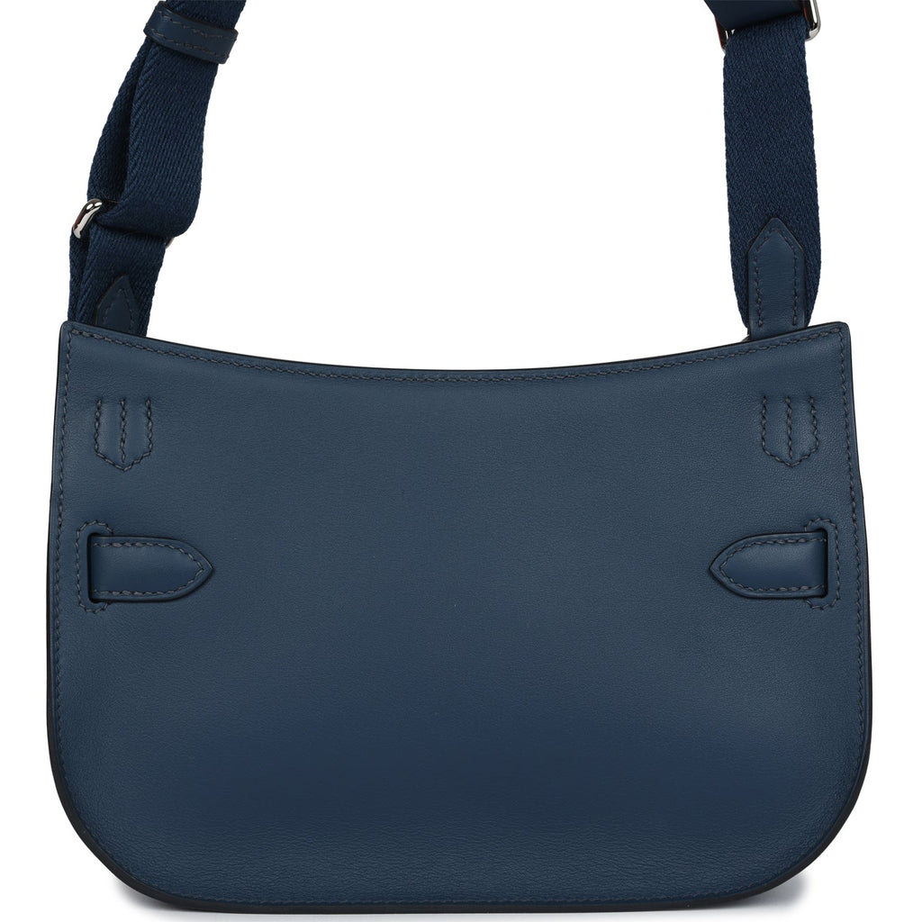 Hermès Mini Jypsiere Bleu De Prusse Swift Palladium Hardware