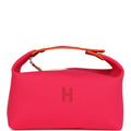 Hermès Bride-A-Brac GM Hibiscus Canvas Palladium Hardware