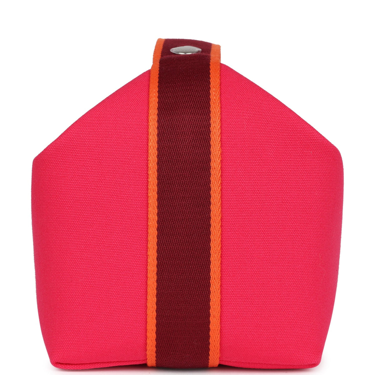 Hermès Bride-A-Brac GM Hibiscus Canvas Palladium Hardware