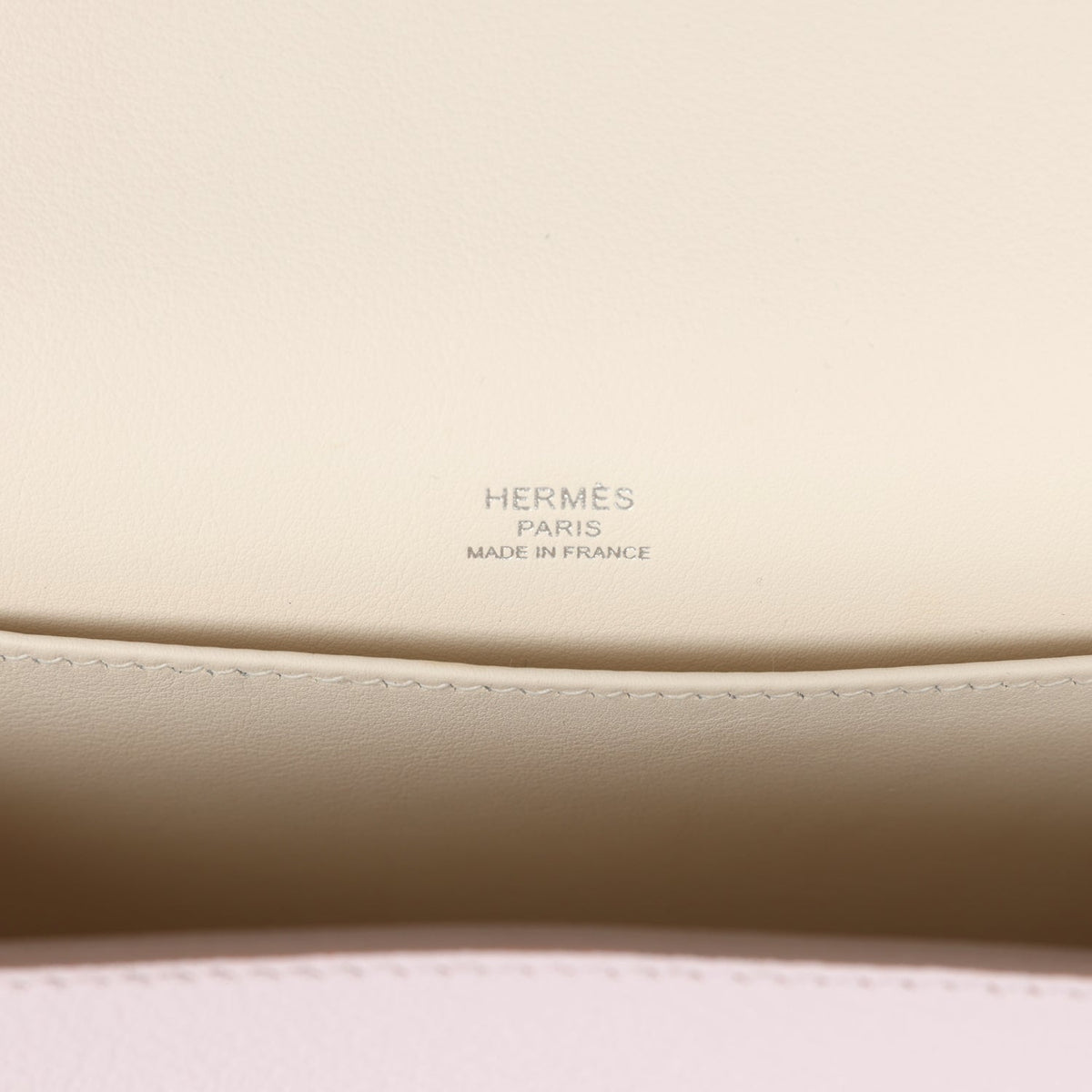 Hermès Geta Mauve Pale and Rouge Sellier Chevre Palladium Hardware