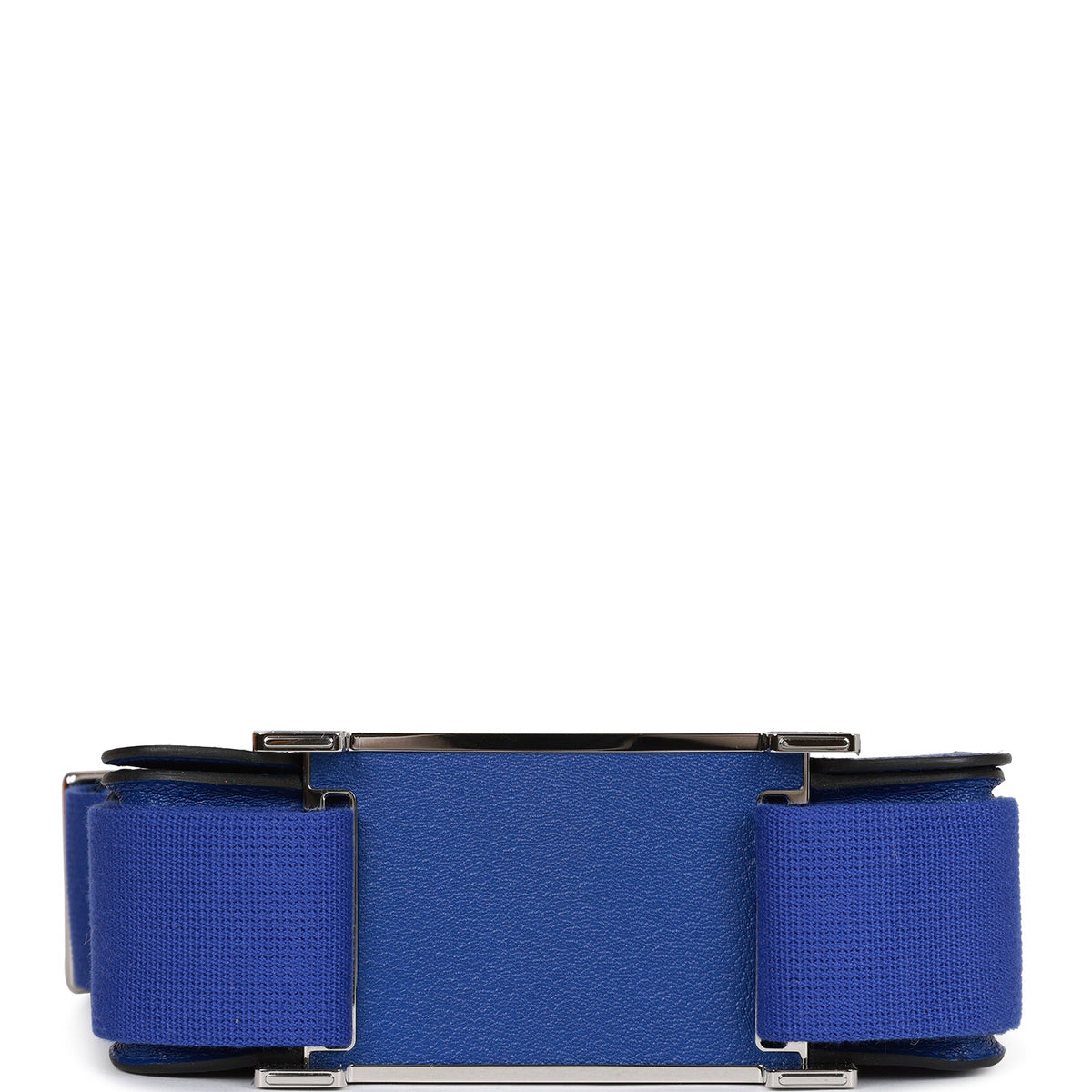 Hermès Geta Bleu Electric Chevre Palladium Hardware