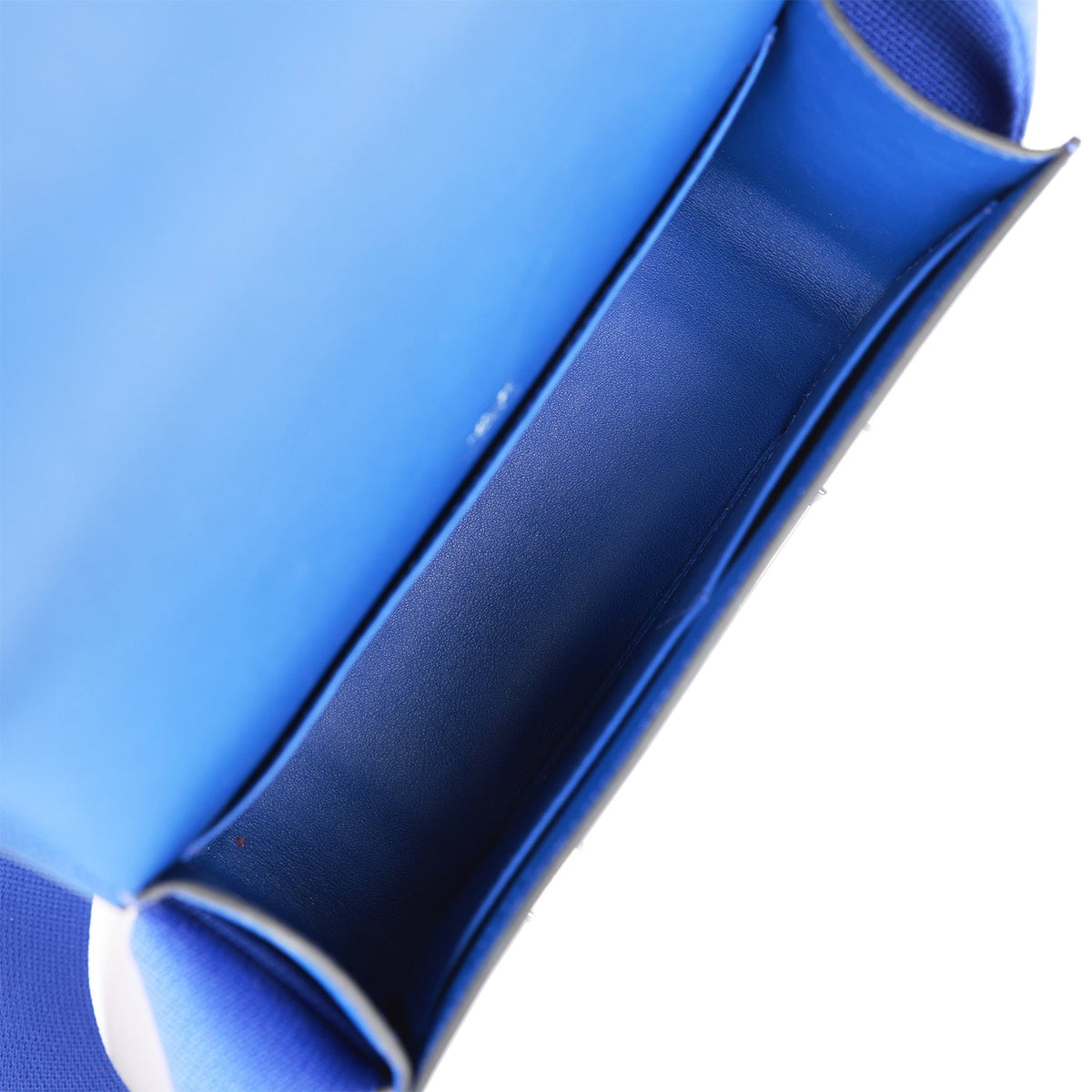Hermès Geta Bleu Electric Chevre Palladium Hardware
