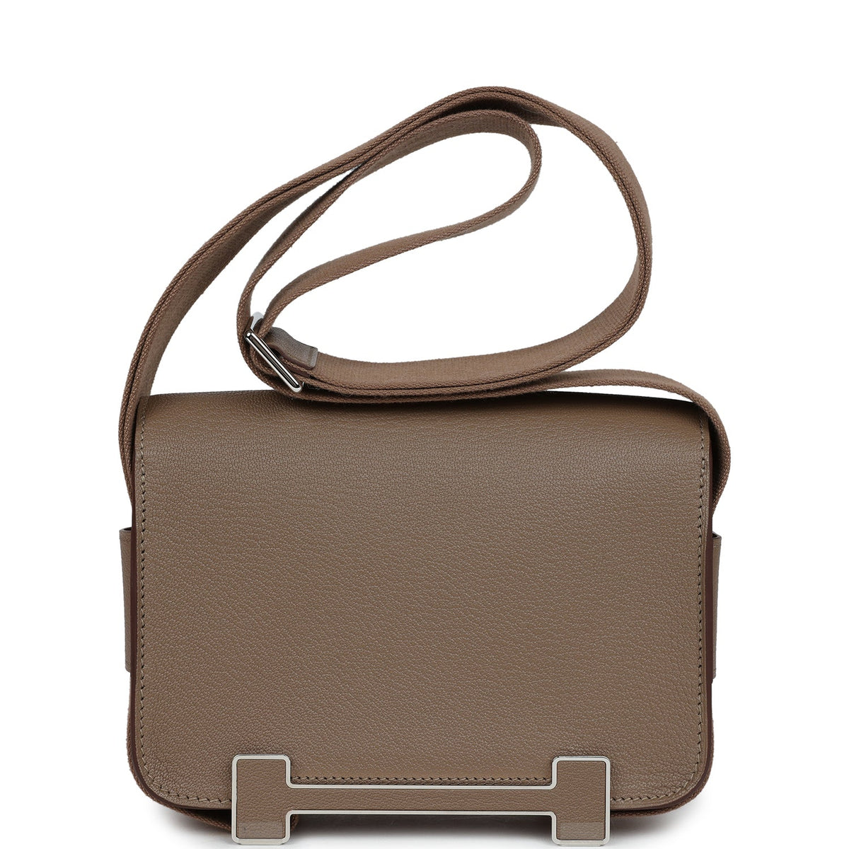 Hermès Geta Etoupe Chevre Palladium Hardware