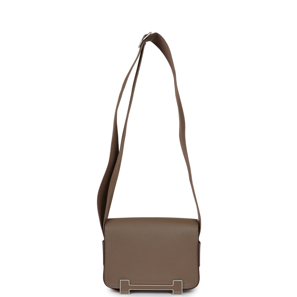 Hermès Geta Etoupe Chevre Palladium Hardware