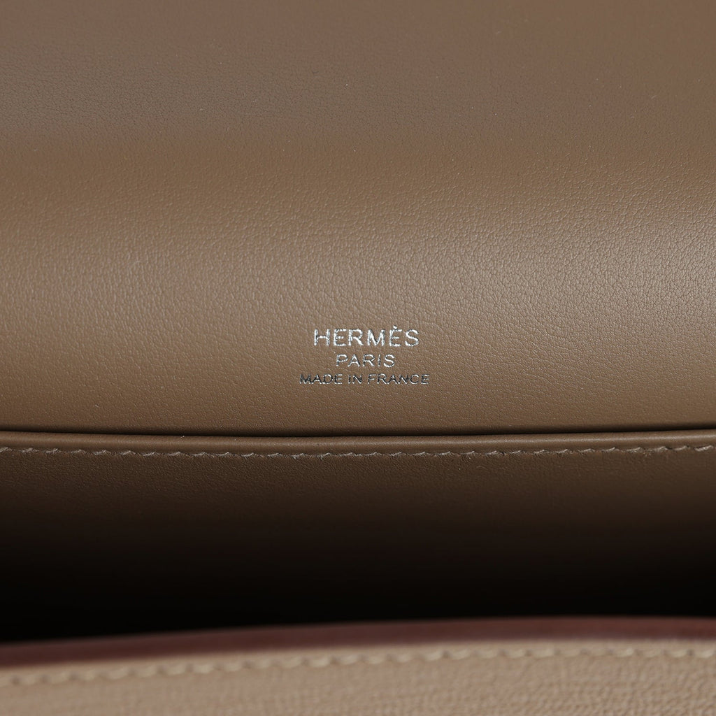 Hermès Geta Etoupe Chevre Palladium Hardware